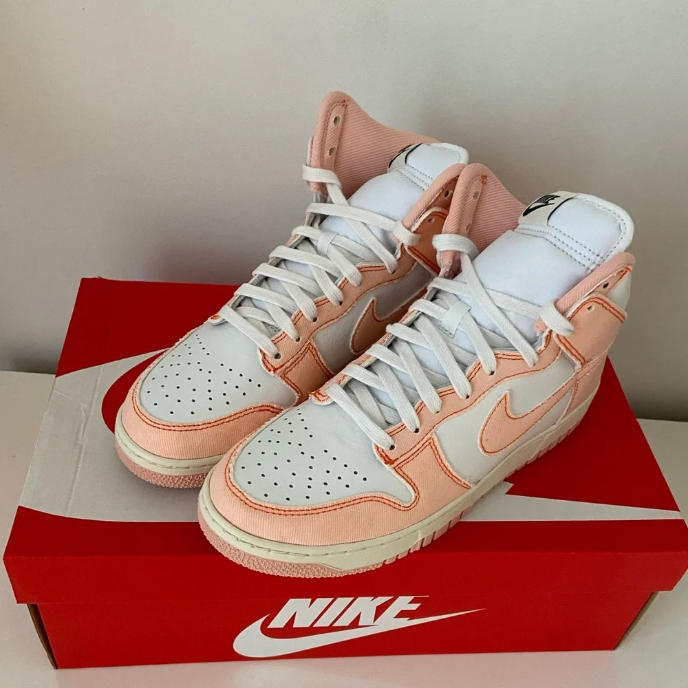 Nike Dunk Hi High 1985 Arctic Orange White Women 11 Men 9.5 Sneakers DV1143-800